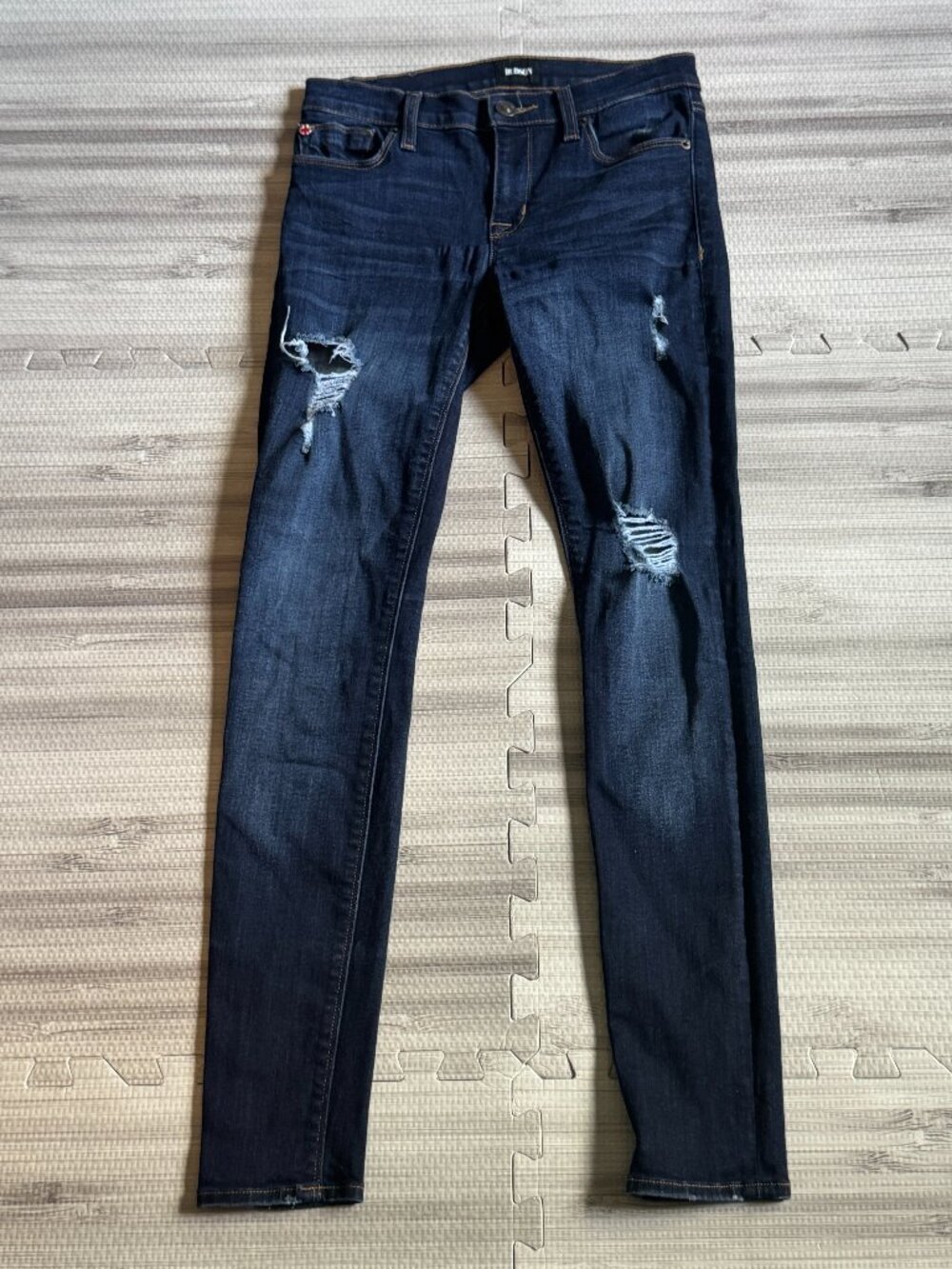 HUDSON Women's Krista Low Rise Super Skinny Jeans in Dhyana